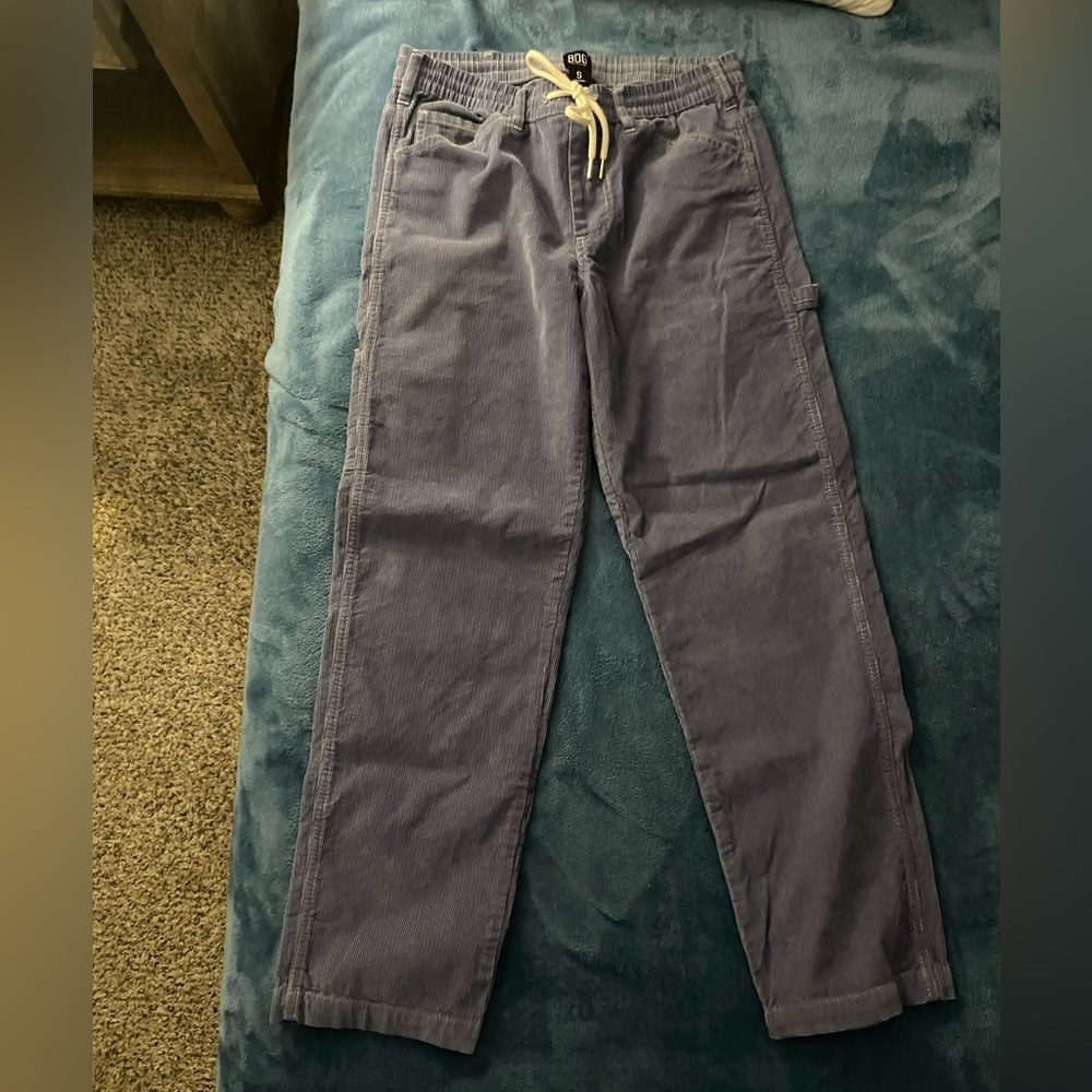 men bdg corduroy lavender purple pants men size small.